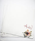 Fall in Love Fall Bridal Shower Fall Wedding Autumn Floral Fall Floral Wedding Personalized Cocktail, Luncheon or Dinner Napkins Set of 25