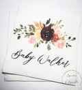 Fall Baby Shower Fall in Love Fall Floral Baby Shower Autumn Floral Baby Shower Personalized Cocktail, Luncheon or Dinner Napkins Set of 25
