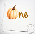 Pumpkin First Birthday Pumpkin Gold Pumpkin One Birthday Party Neutral Pumpkin Fall Bday Cocktail, Luncheon or Dinner Napkins Set of 25