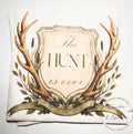 The Hunt is Over Deer Antler Rehearsal Dinner Engagement Party Hunt is Over Engagement Rustic Bridal Shower Napkins Table Decor, Set of 25