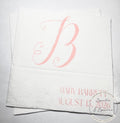 Pink Monogram Baby Shower Girl Baby Shower Fall Baby Shower Napkins Personalized Cocktail, Luncheon or Dinner Napkins Set of 25