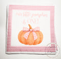 Pumpkin First Birthday Pink Pumpkin Pink Bow Happy Birthday Lil' Pumpkin Fall First Birthday Cocktail, Luncheon or Dinner Napkins Set of 25
