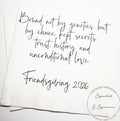 Friendsgiving Napkins Thanksgiving Party Napkins Holiday Hostess Gift Friendsgiving 2026 Fall Cocktail Napkins Friendsgiving Decor Set of 25