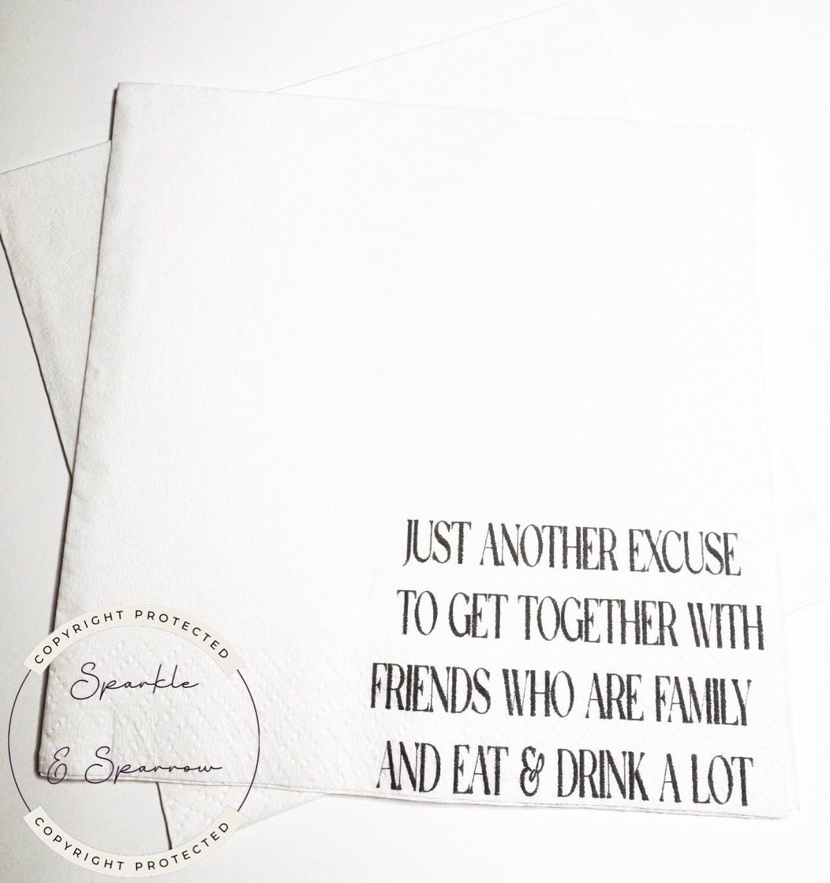 Friendsgiving Napkins Thanksgiving Party Napkins Holiday Hostess Gift Friendsgiving 2026 Fall Cocktail Napkins Friendsgiving Decor Set of 25