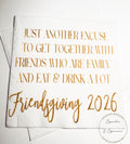 Friendsgiving Napkins Thanksgiving Party Napkins Holiday Hostess Gift Friendsgiving 2026 Fall Cocktail Napkins Friendsgiving Decor Set of 25