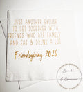 Friendsgiving Napkins Thanksgiving Party Napkins Holiday Hostess Gift Friendsgiving 2026 Fall Cocktail Napkins Friendsgiving Decor Set of 25