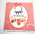 Apple of our Eye Baby Shower Apple Birthday Fall Baby Shower Apple Fall Birthday Red Apple Cocktail, Luncheon or Dinner Napkins Set of 25