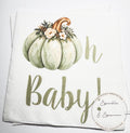 Pumpkin Oh Baby Shower Fall Pumpkin Baby Shower Gender Neutral Pumpkin Oh Baby Reveal Cocktail, Luncheon or Dinner Napkins Set of 25