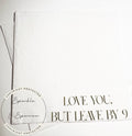 Please Leave By 9 Funny Hostess Gift Funny Party Napkins Holiday Cocktail Napkins  Gift Cocktail, Luncheon or Dinner Napkins Set of 25