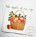 Apple of our Eye Baby Shower Apple Birthday Fall Baby Shower Apple Fall Birthday Red Apple Cocktail, Luncheon or Dinner Napkins Set of 25