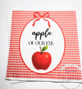 Apple of our Eye Baby Shower Apple Birthday Fall Baby Shower Apple Fall Birthday Red Apple Cocktail, Luncheon or Dinner Napkins Set of 25
