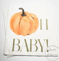 Pumpkin Oh Baby Shower Fall Pumpkin Baby Shower Orange Pumpkin Gender Reveal Pumpkin Oh Baby Cocktail, Luncheon or Dinner Napkins Set of 25