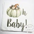 Pumpkin Oh Baby Shower Fall Pumpkin Baby Shower Gender Neutral Pumpkin Oh Baby Reveal Cocktail, Luncheon or Dinner Napkins Set of 25