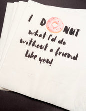 Load image into Gallery viewer, Galentines Day Brunch Donut What I’d Do Love My Gals a Brunch Girlfriends Valentines Day Party Singles Party Cocktail Napkins, Set of 25
