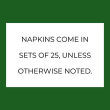 Load image into Gallery viewer, Gingerbread Gender Reveal What’s Baking Reveal Christmas Gender Reveal Cocktail or Luncheon Napkins, Set of 25
