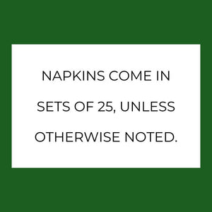 The Night Before Rehearsal Dinner Personalized Wedding Napkins Spring Summer Rehearsal Personalized Cocktail or Luncheon Napkins, Set of 25