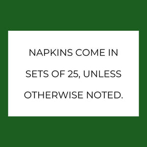 Llama Cactus Baby Shower Fiesta Personalized Cocktail or Luncheon Napkins, Set of 25