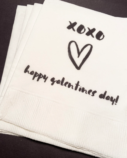 Galentines Day Brunch Love My Gals a Brunch Girlfriends Valentines Day Party Singles Party Cocktail Napkins, Set of 25